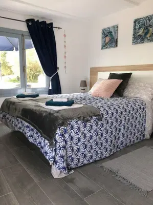 Cama o camas de una habitación en Casa Alegria Spain Entire Home Private Pool