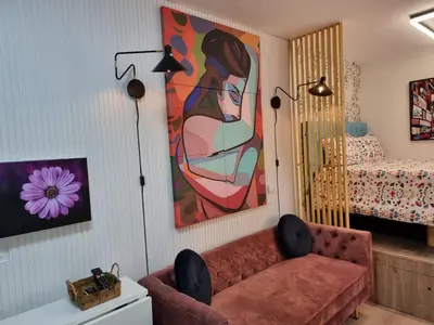 Zona de estar de Estudio Brisa del Poniente Aguadulce