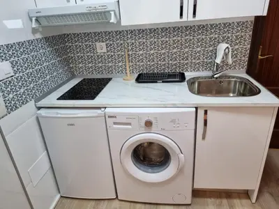 Una cocina o zona de cocina en Estudio Brisa del Poniente Aguadulce
