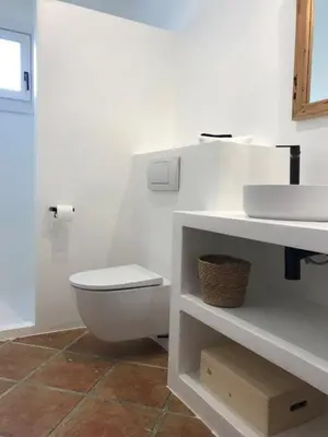 Un baño de Los Palmitos