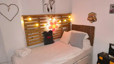 Cama o camas de una habitación en Espectacular Atico en Mojácar Playa