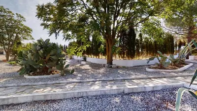 Jardín al aire libre en Casa Lucia
