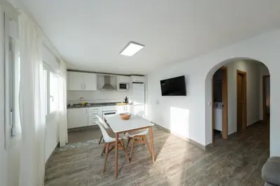 Una cocina o zona de cocina en Apartamento Vela