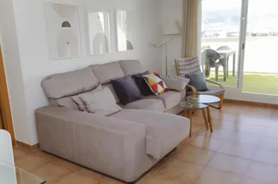 Zona de estar de Ático junto al Auditorio con Terraza Privada y Parking
