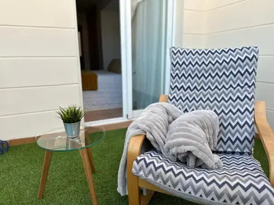 Zona de estar de Ático junto al Auditorio con Terraza Privada y Parking
