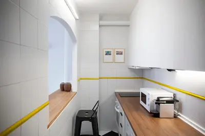 Una cocina o zona de cocina en Apart Garzas Reales