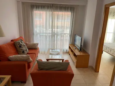 Una televisión o centro de entretenimiento en APARTAMENTO COSTA REY