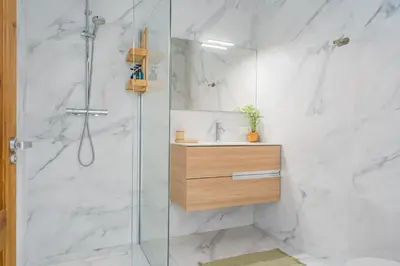Un baño de Casa Lua Galera