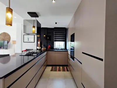 Una cocina o zona de cocina en Parque Vera IV FKK - Naturista