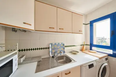 Una cocina o zona de cocina en Galería Tres Pinos