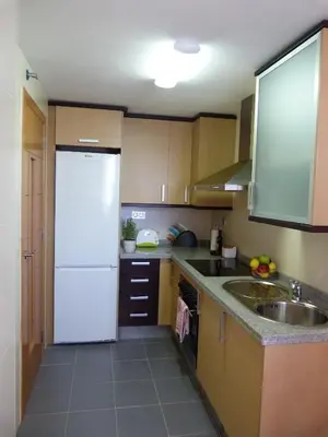 Una cocina o zona de cocina en Apartamento Vereda Golf playa, piscinas y zonas verdes