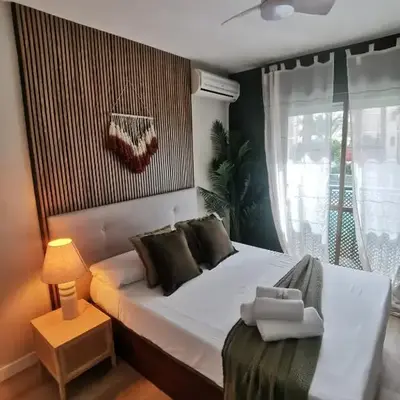 El Palmeral en Aguadulce Apto para 4 personas con AC