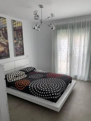 Cama o camas de una habitación en Premier Escape on the Sea Edge