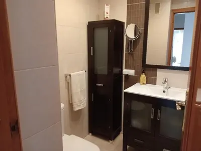 Un baño de Balcón al mar