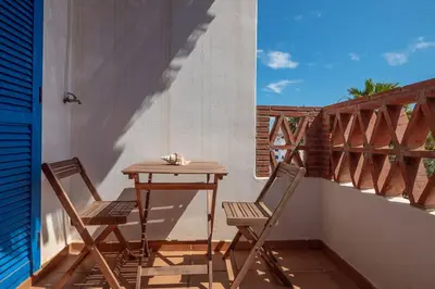 Un balcón o terraza de Apartamento Cala Grande
