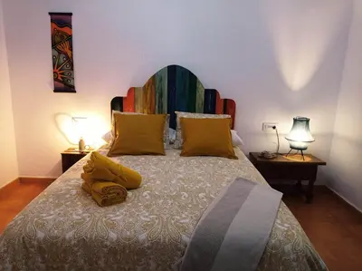 Cama o camas de una habitación en Los Caños de La Casa Viva
