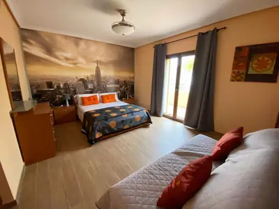 Cama o camas de una habitación en Villa Reencuentro