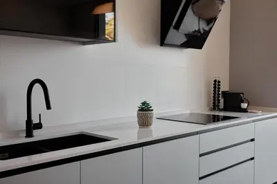 Una cocina o zona de cocina en Ancón Suites