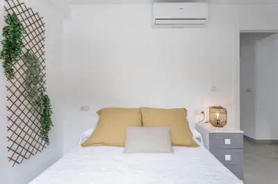 Cama o camas de una habitación en Apartamento Costa del Sol