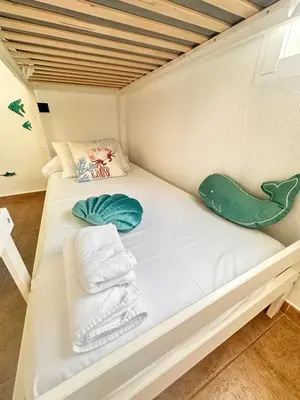 Cama o camas de una habitación en Casa MEDUSA