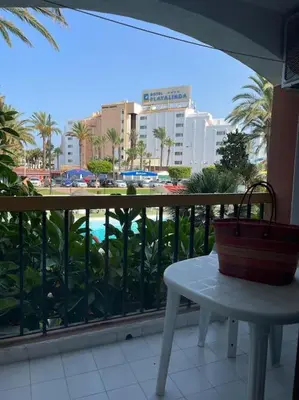 Un balcón o terraza de Entremares, estudio a 150 metros playa