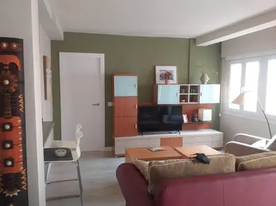 Una cocina o zona de cocina en Precioso piso en Almería centro con parking gratis
