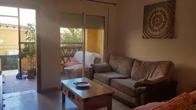 Zona de estar de Los olivos apartamento