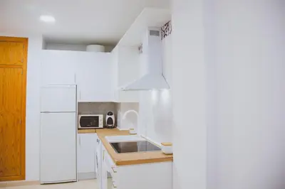 Una cocina o zona de cocina en Apartamentos MSC Golf & Beach
