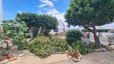 Jardín al aire libre en Vacaciones de ensueño