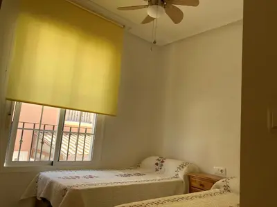 Cama o camas de una habitación en Dúplex Bahía Terreros