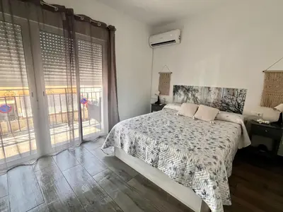 Cama o camas de una habitación en Horrillo San José