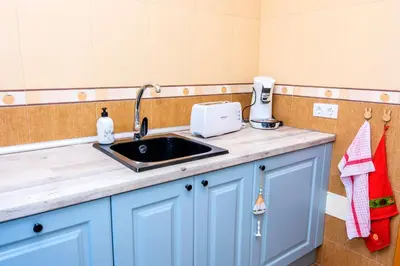 Una cocina o zona de cocina en Beach House Millares