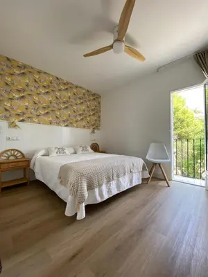 Cama o camas de una habitación en Apartamento PLAYA LAS VENTANICAS