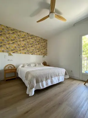 Cama o camas de una habitación en Apartamento PLAYA LAS VENTANICAS