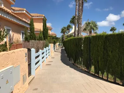 Jardín al aire libre en Playas del sur apartamento