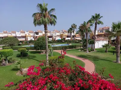 Jardín al aire libre en MojacarProperty, Apto Mirador Vera Playa