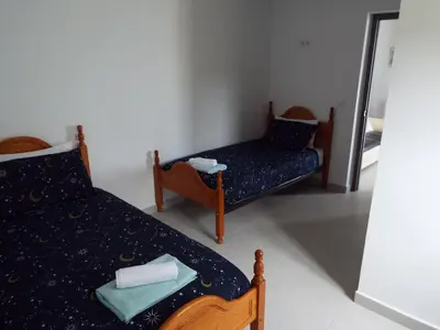 Cama o camas de una habitación en Casa Leon