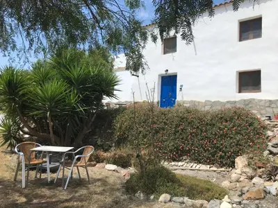 Jardín al aire libre en Casa Leon