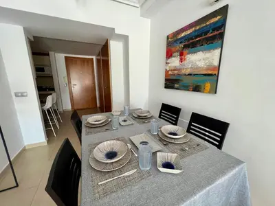 Zona de estar de Apartamento exclusivo con vistas a la piscina