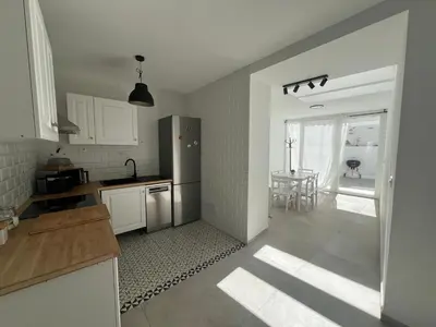Una cocina o zona de cocina en Casa Azul