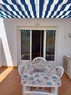 Un balcón o terraza de Cozy flat Terreros