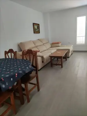 Zona de estar de Apartamento reformado con piscina y vistas