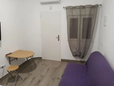 Zona de estar de Mini apartamento equipado
