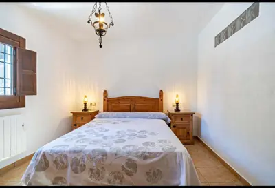 Cama o camas de una habitación en Molino del Nacimiento