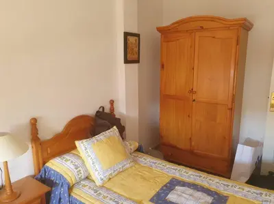 Cama o camas de una habitación en Dúplex en Vera Playa