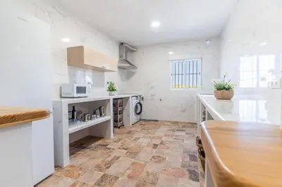 Una cocina o zona de cocina en Casa rural Acueducto