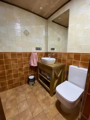 Un baño de Apartamento a pie de playa