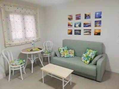 Zona de estar de Paradise of Dreams Apartamentos - MAREA APARTAMENTO