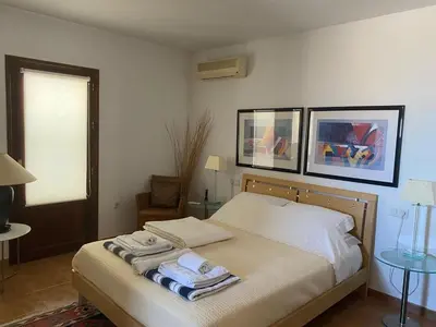 Cama o camas de una habitación en Mojacar Villa - Villa Caletta - 4 bedroom - sleeps 8 - R954