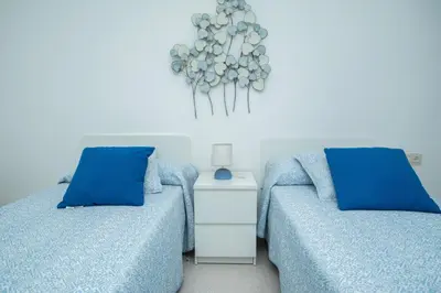 Cama o camas de una habitación en Apartamento Guadalupe